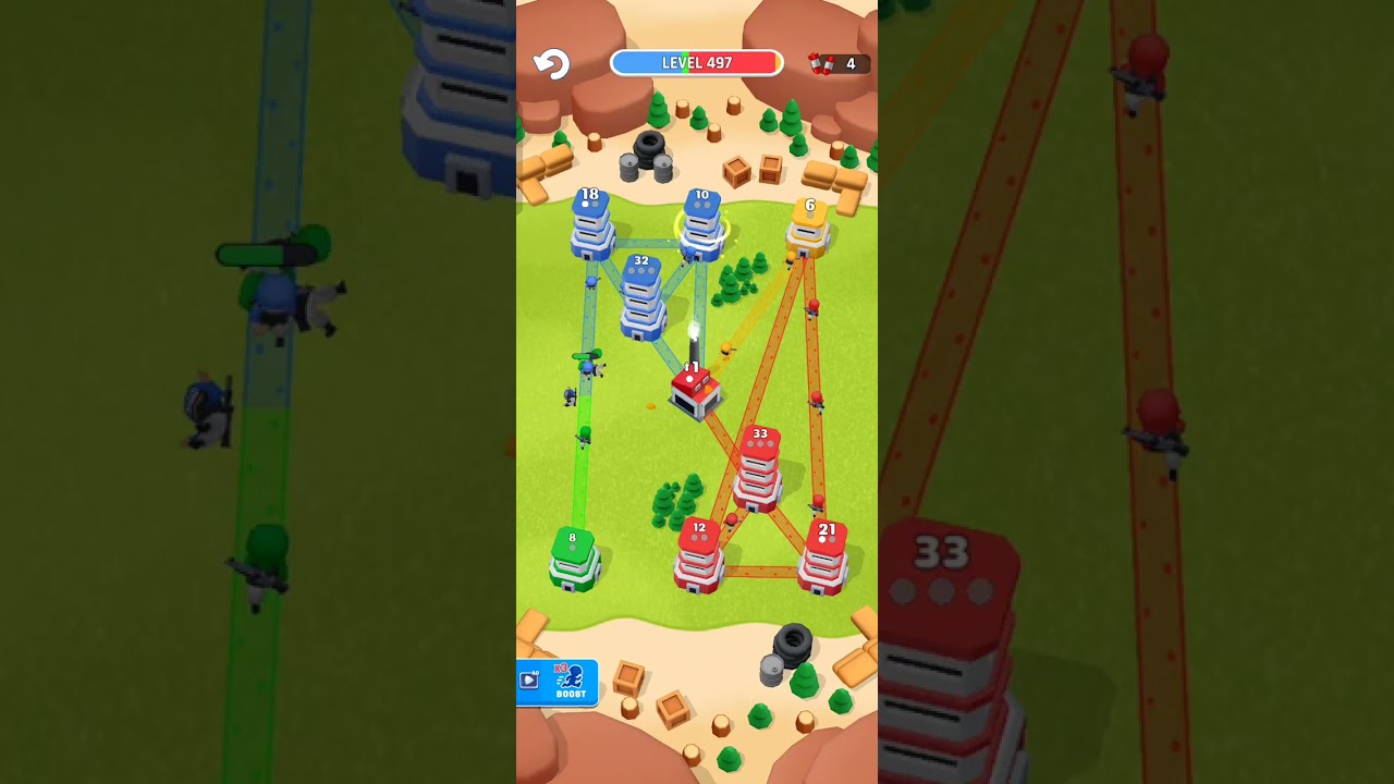 Tower War Gameplay | No Mistakes, Only Wins 🔥