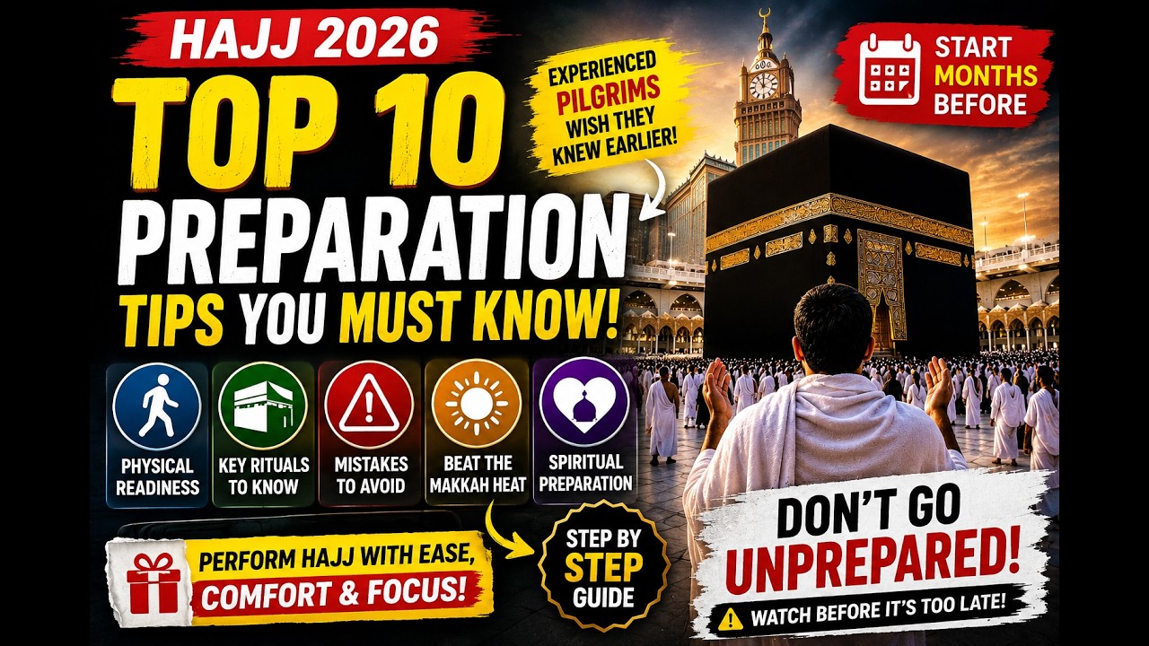 Hajj Preparation Tips 2027: Top 10 Things to Know Before Makkah