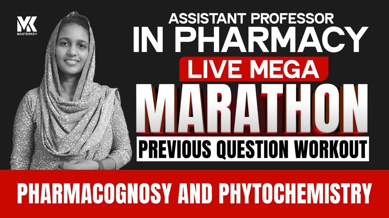 ASSISTANT PROFESSOR IN PHARMACY ||PREVIOUS QUESTION WORK OUT||MEGA MARATHON LIVE