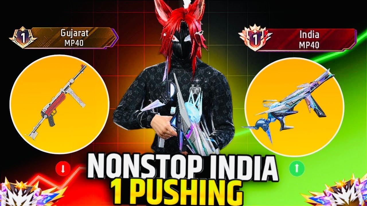 MP40 India Top 1 Pushing 🔥 Nonstop Solo 24 Hours Weapon glory Pushing 🤩￼