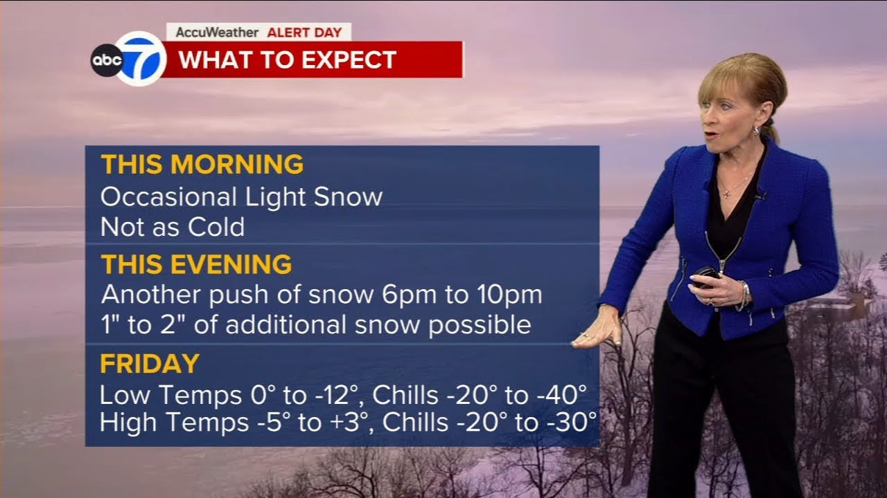 ABC7 forecast: Chicago weather this week includes snow storm into, followed by arctic cold blast