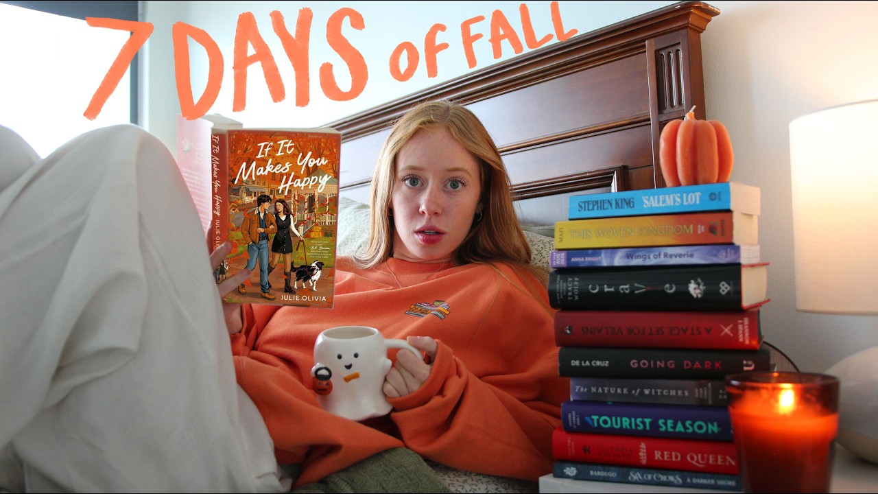 Я попыталась устроить идеальную осеннюю неделю чтения! ☕🍂🧺🧸📖