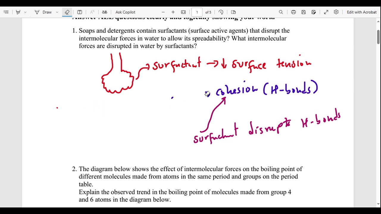 Inter-molecular forces, Phase diagram and Solutions|| Tutorial sheet|| Unza 2025