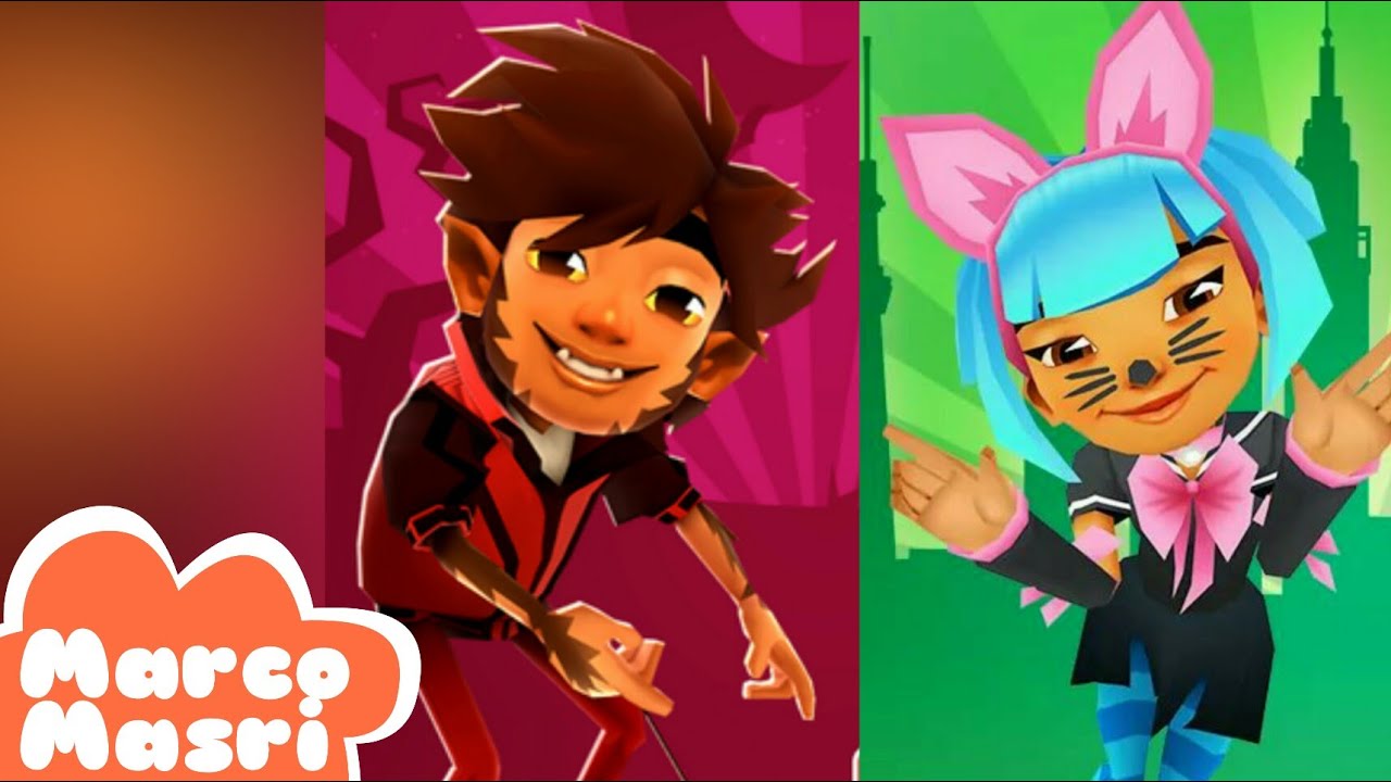 Subway Surfers Animal Pack #2: Wolf and Kitty (Mike and Harumi)