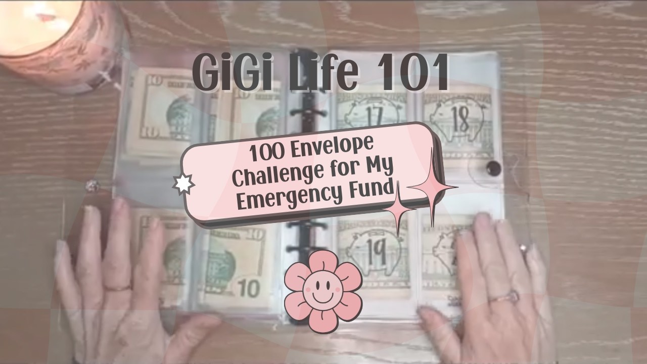 100 Envelope Challenge | Adding $74 | Building My Emergency Fund on a Fixed Income