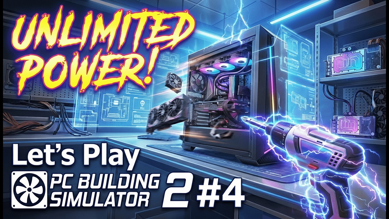 UNLIMITED POWER! (New Workshop Upgrades) - Let's Play PC Building Simulator 2 #4