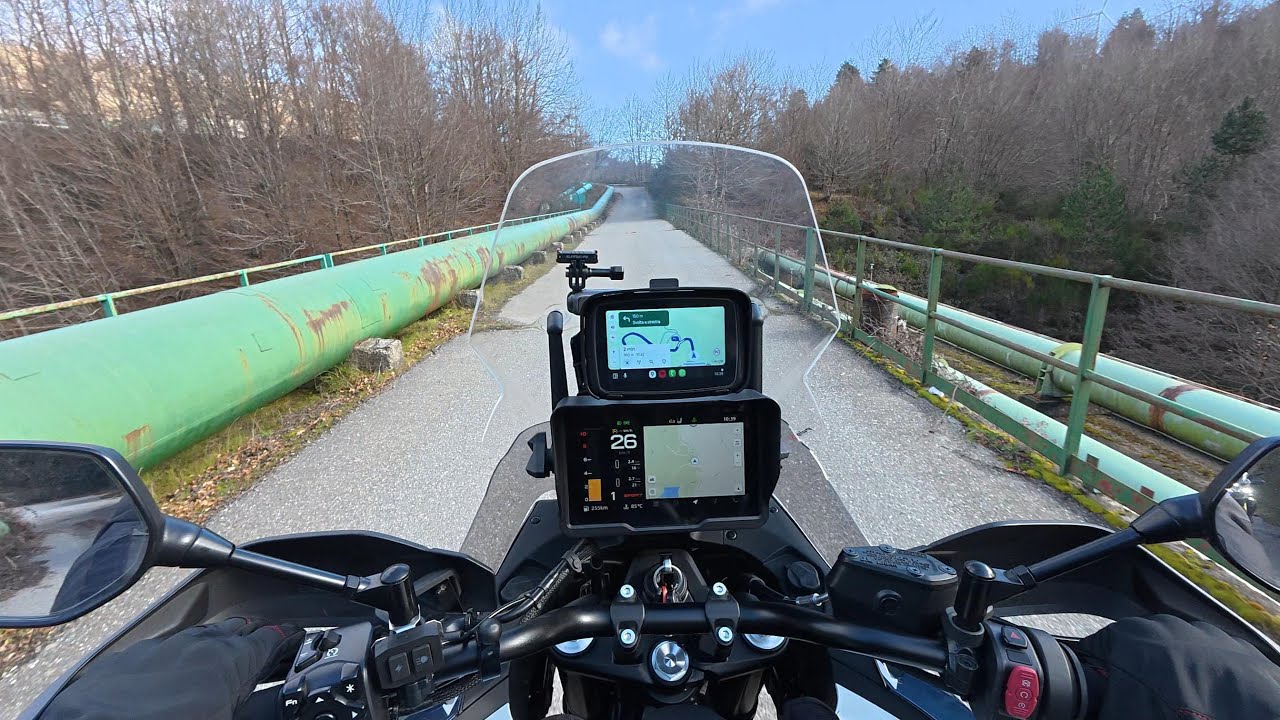 Diga di Monte Mamone sul Fiume Alaco San Sostene (CZ) - 28 Dicembre 2025 - Cfmoto 800MT Explore