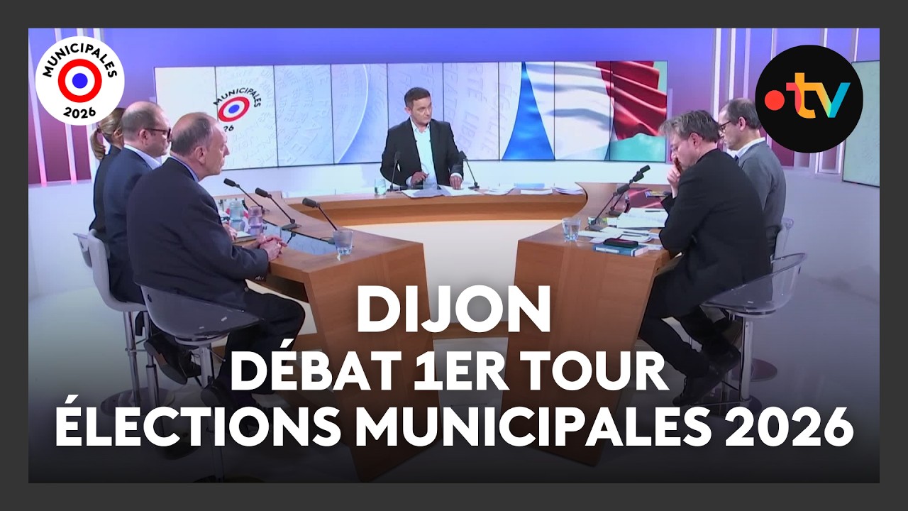 Municipales 2026 à Dijon : débat du 1er tour