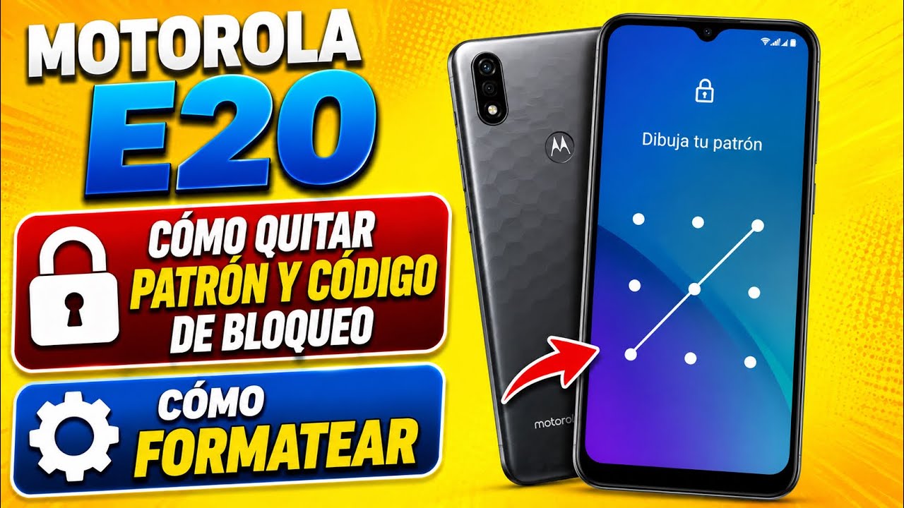 formatear motorola E20 [ hard reset ] modo recovery