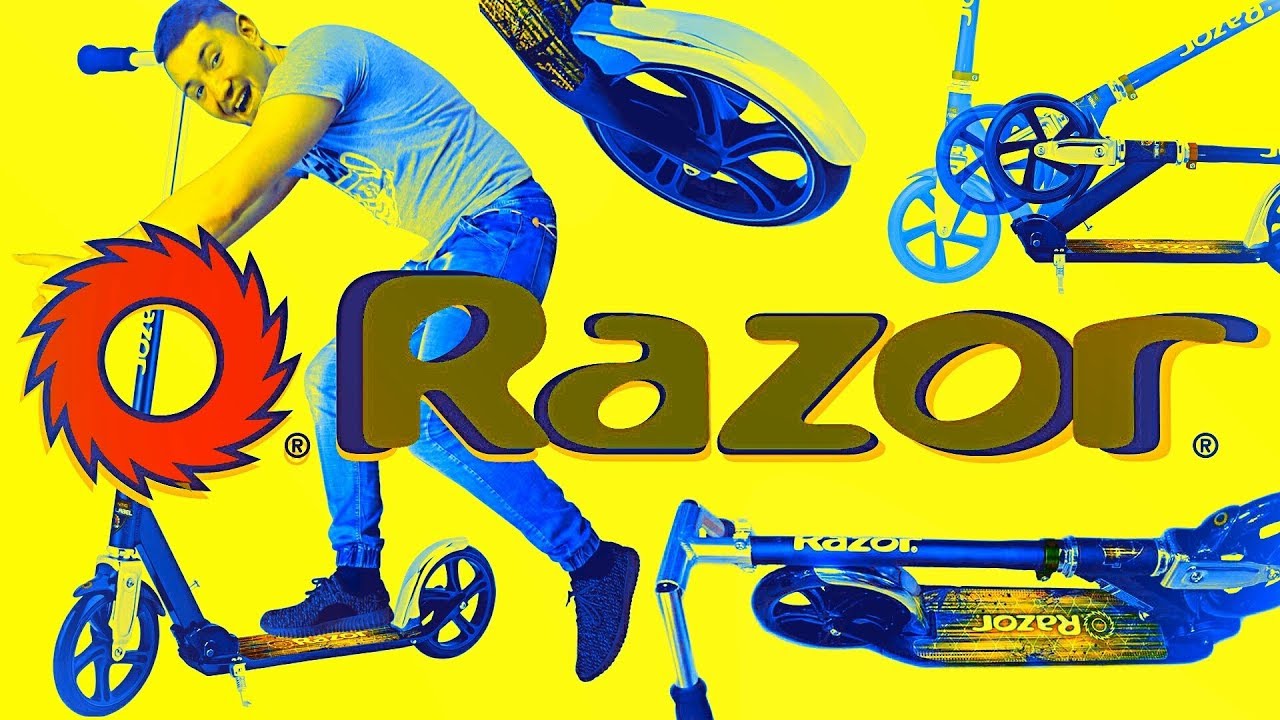Самокат городской Razor A5 Lux Обзор, тест. Надежный, складной, неубиваемый, легкий