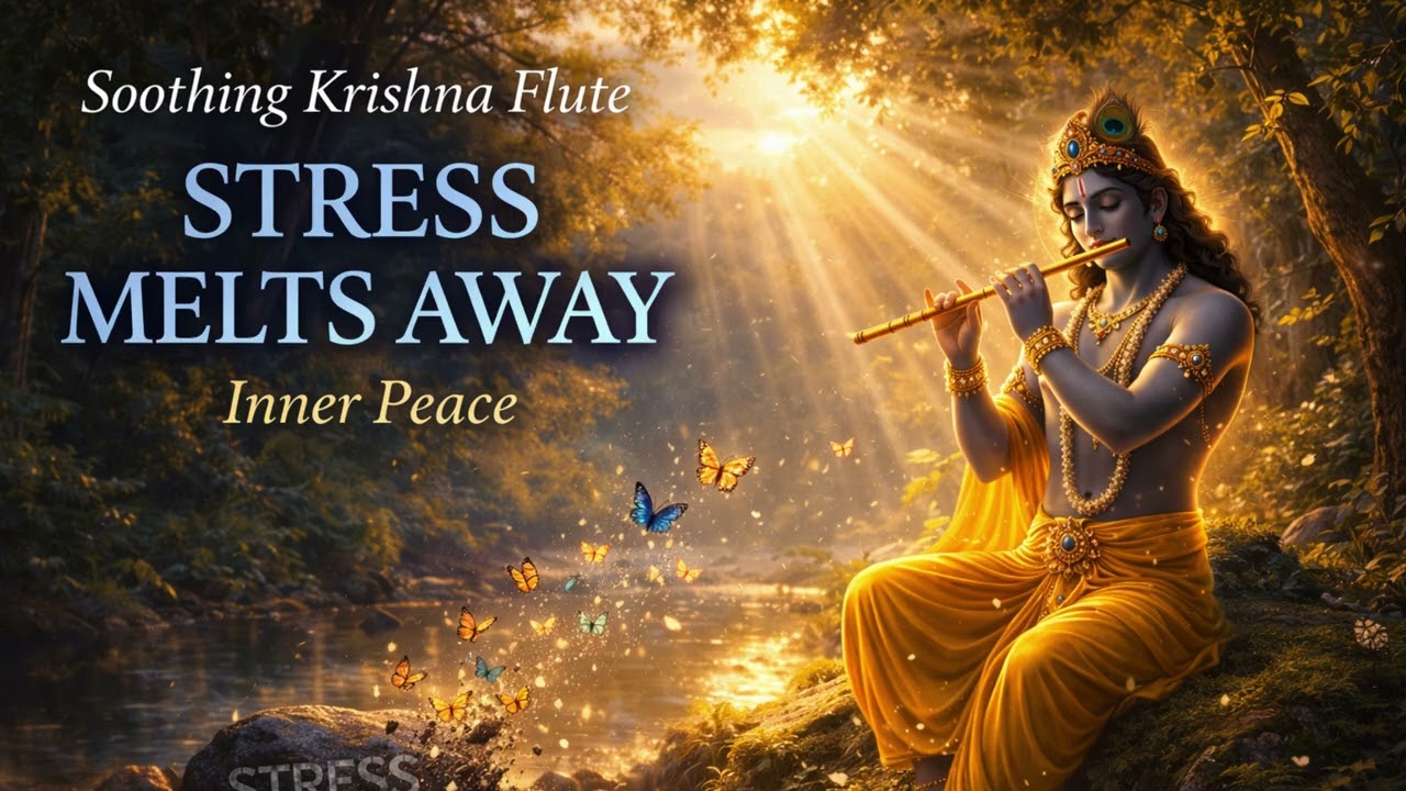 positive energy morning flute | krishna music for calm and clarity