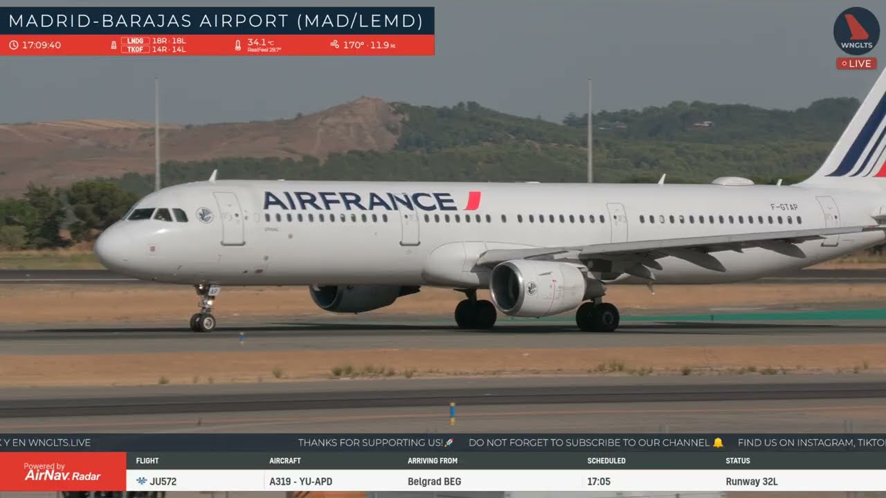 🔴 LIVE Plane Spotting Madrid-Barajas Airport ✈️ | 19/09/2025