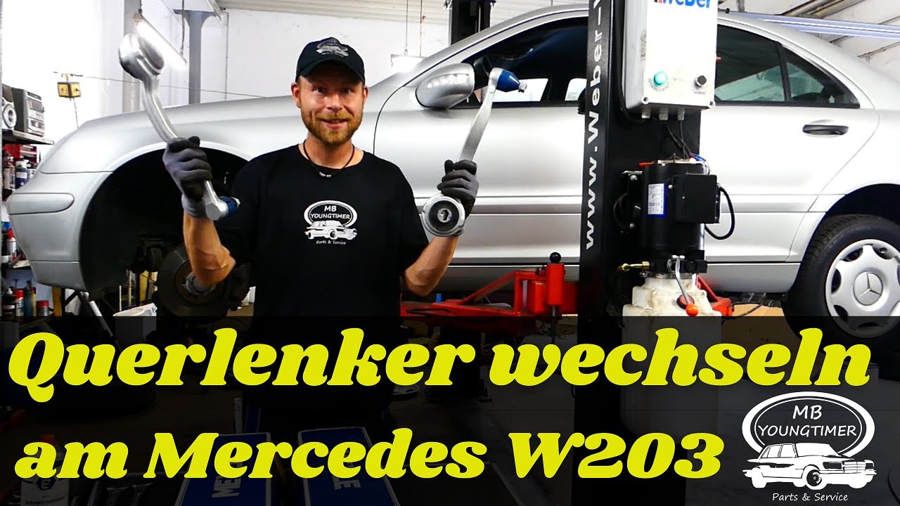 Querlenker Vorderachse wechseln Mercedes W203 C-Klasse / SLK R171 / CLK W209 / W204 | Tutorial