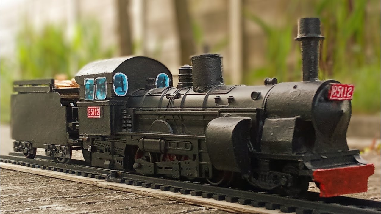 MEMBUAT LOKO B 51 AMBARAWA #keretaapi #miniatur #railking #custom