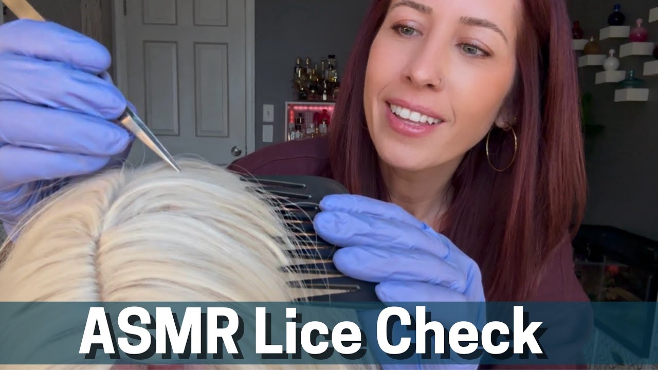 ASMR Lice Check! Personal Attention! Hair Brushing Sounds! #asmrtriggers #asmrsounds 