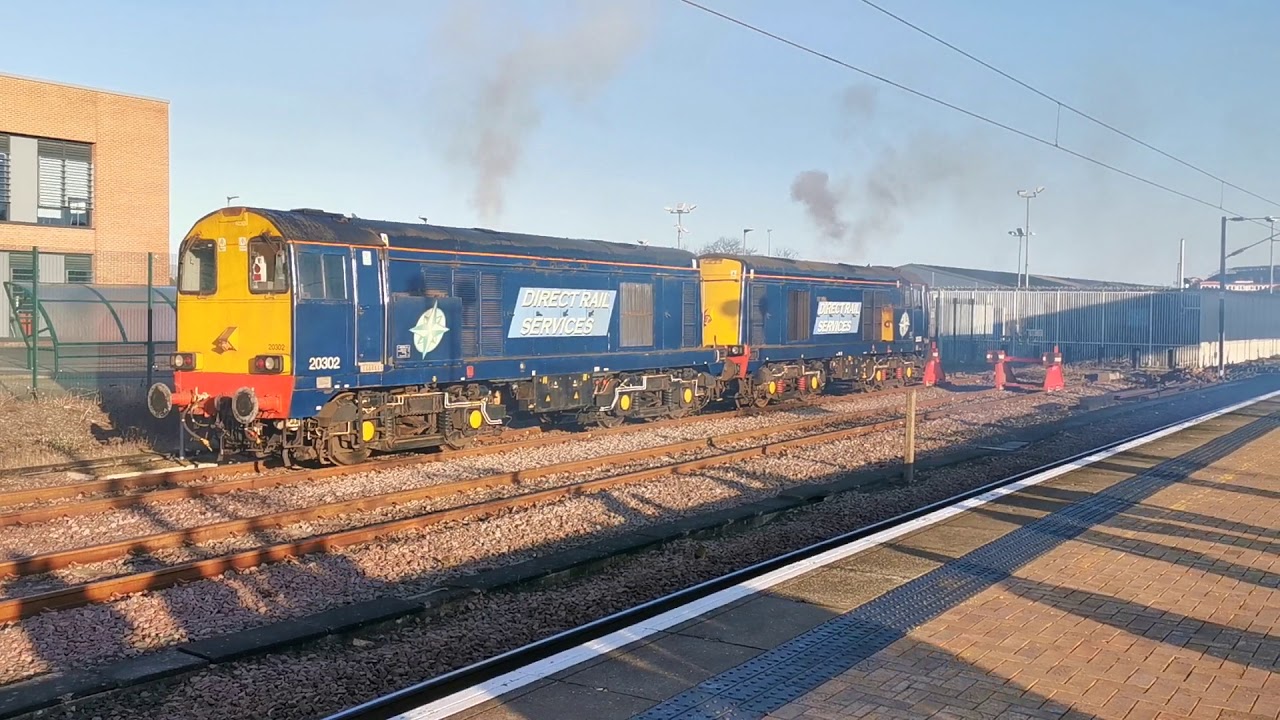Class 20 cold start up York Railway Station farewell tour