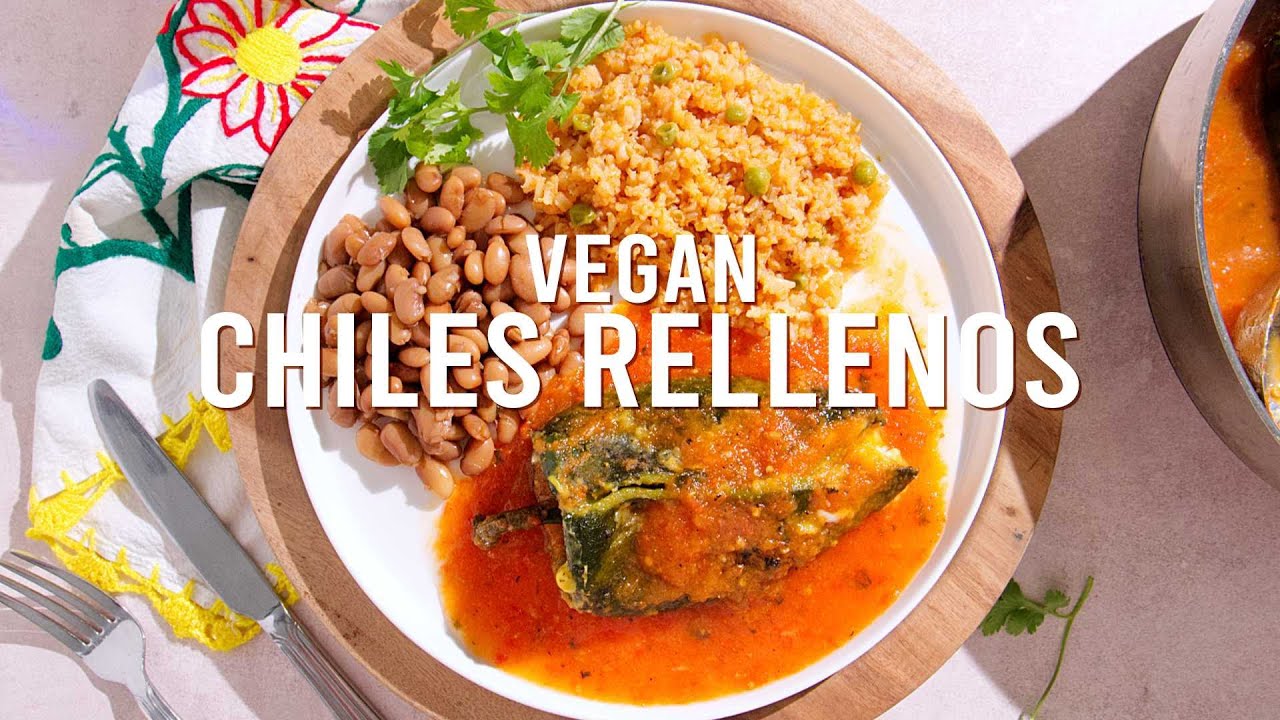 Vegan Chile Rellenos (no frying)