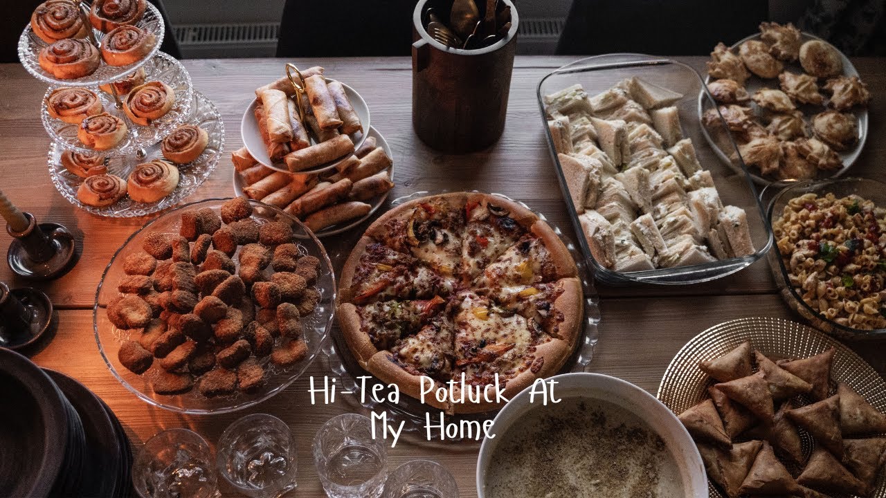 Preparing a Comfort-Filled Hi-Tea Style Potluck at Home | Recipes for Hi Tea