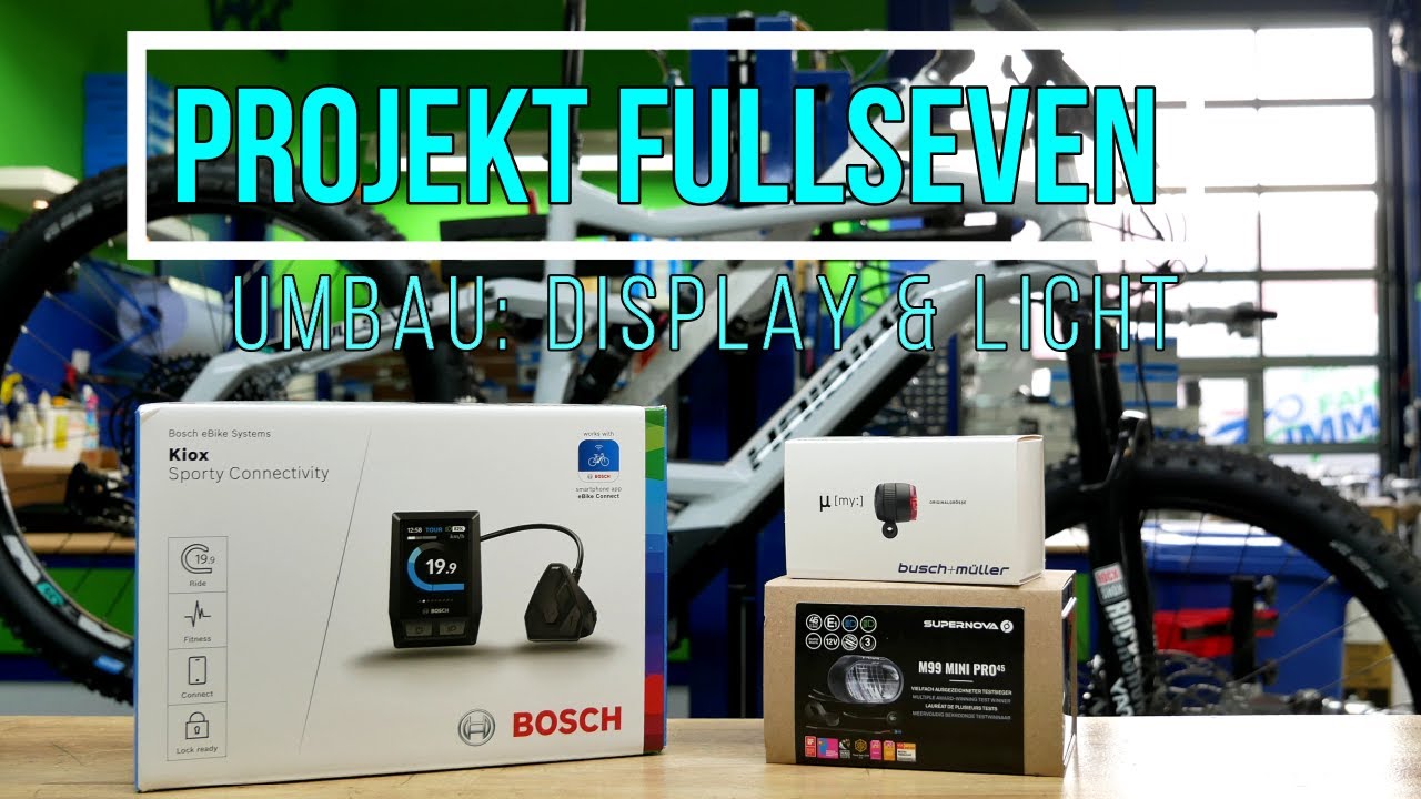 Projekt FullSeven / nachrüsten Licht & Display
