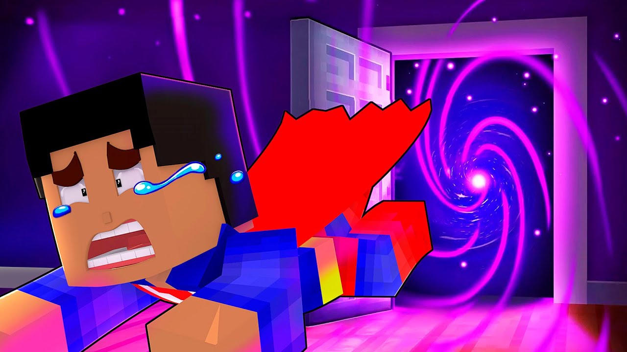 NUNCA ABRAS ESTA PUERTA EN MINECRAFT TROLL 😱