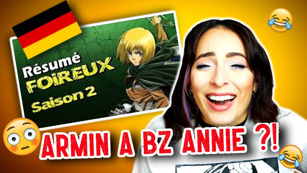Je réagis au RÉSUMÉ FOIREUX de L'ATTAQUE DES TITANS ! (Saison 2)