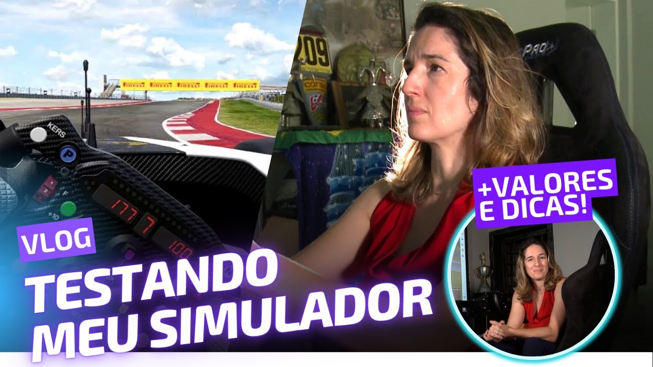 TREINANDO no meu novo SIMULADOR de corrida
