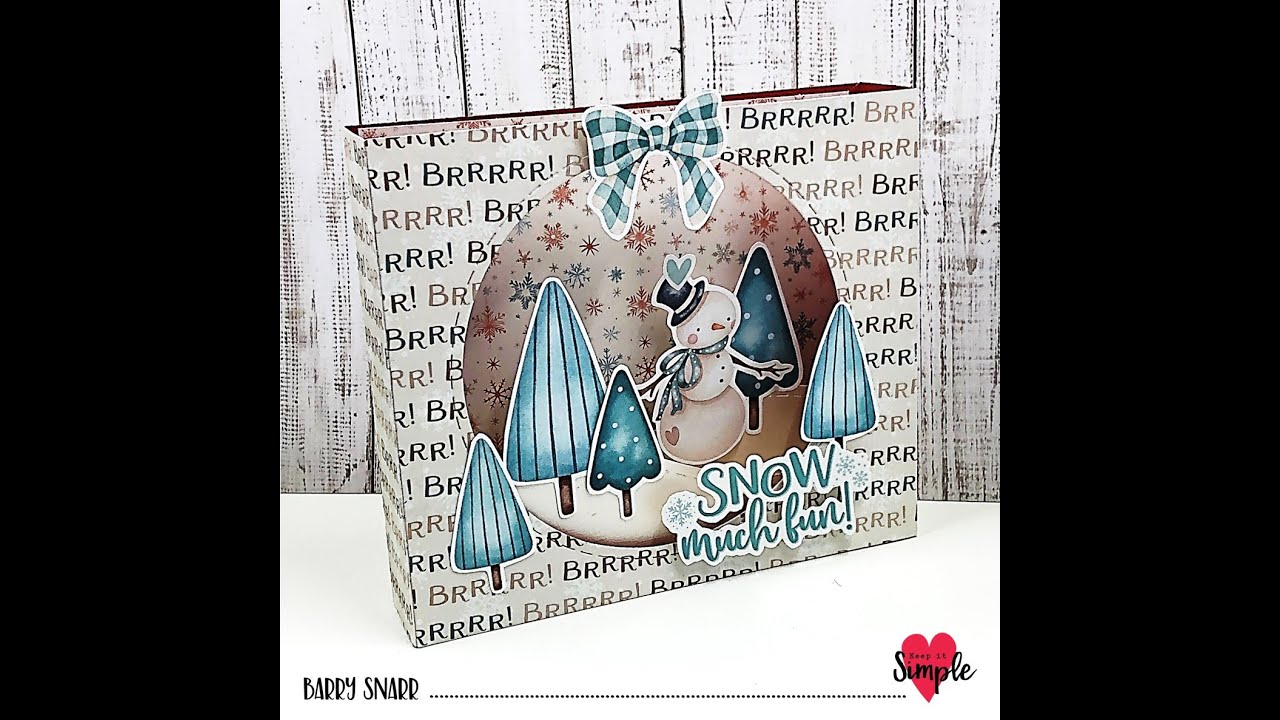 Make a Snowman Diorama Card with Keep It Simple Paper Crafts