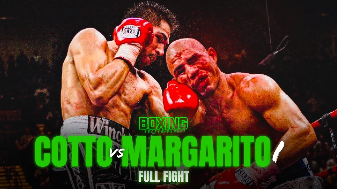 Miguel Cotto vs Antonio Margarito 1 | Full Fight | WBA Welterweight Title | 26/7/2008