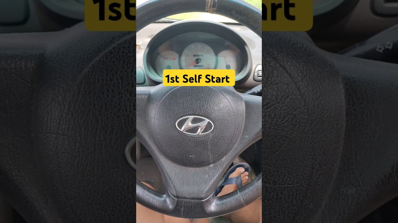 Hyundai santro First self start Engine. 