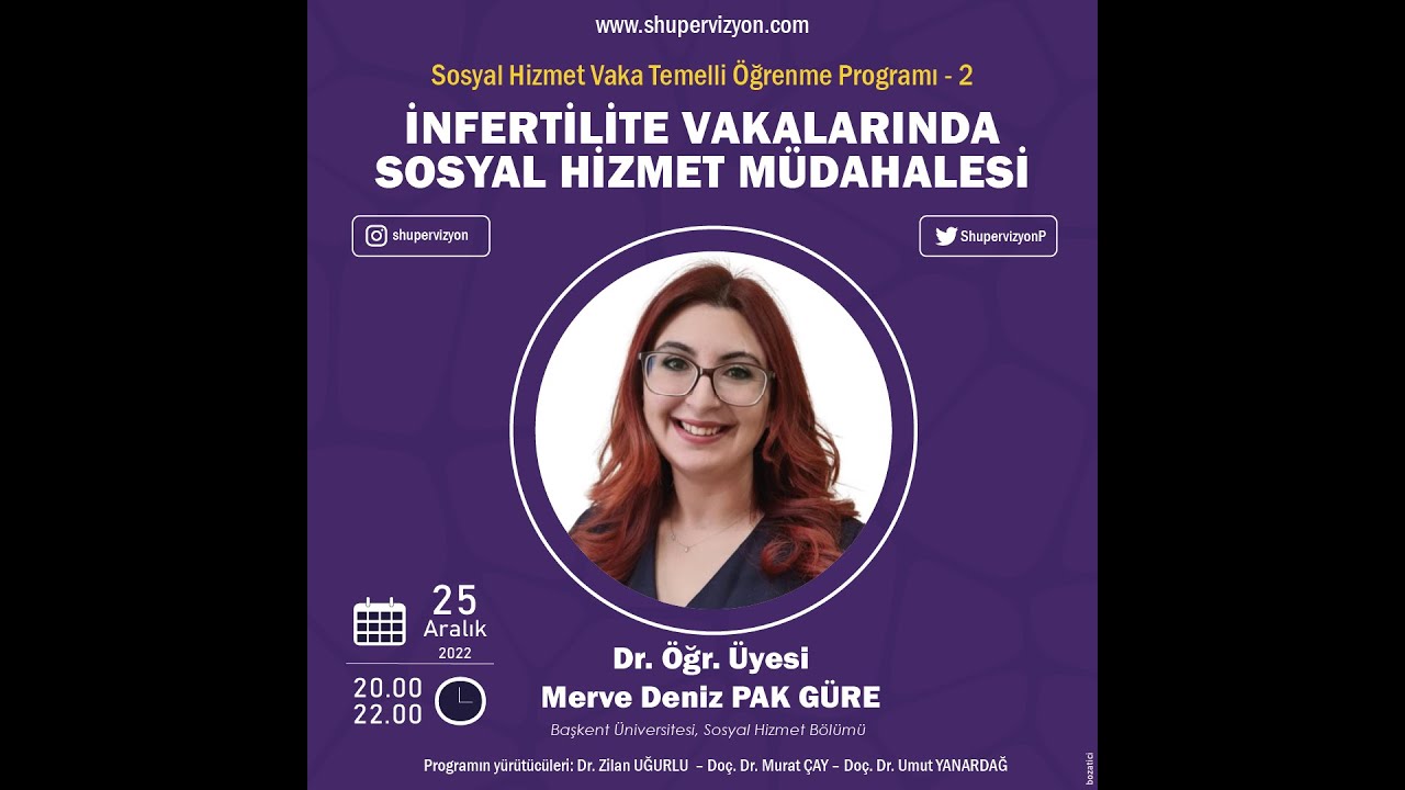 2. Ders: İnfertilite Vakalarında Sosyal Hizmet Müdahalesi - Vaka Temelli Öğrenme 2 - Shupervizyon