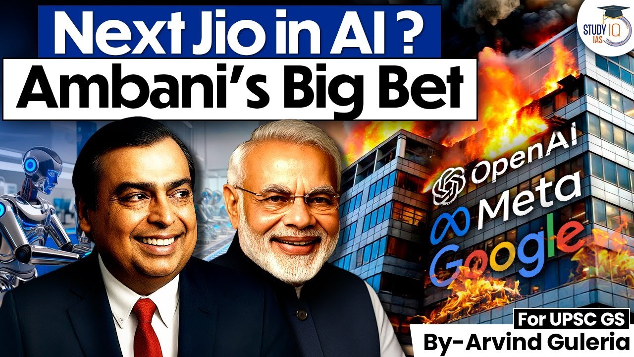 Reliance Intelligence: New Jio 2.0? | Is Ambani Creating Another Jio-Scale Disruption? | UPSC