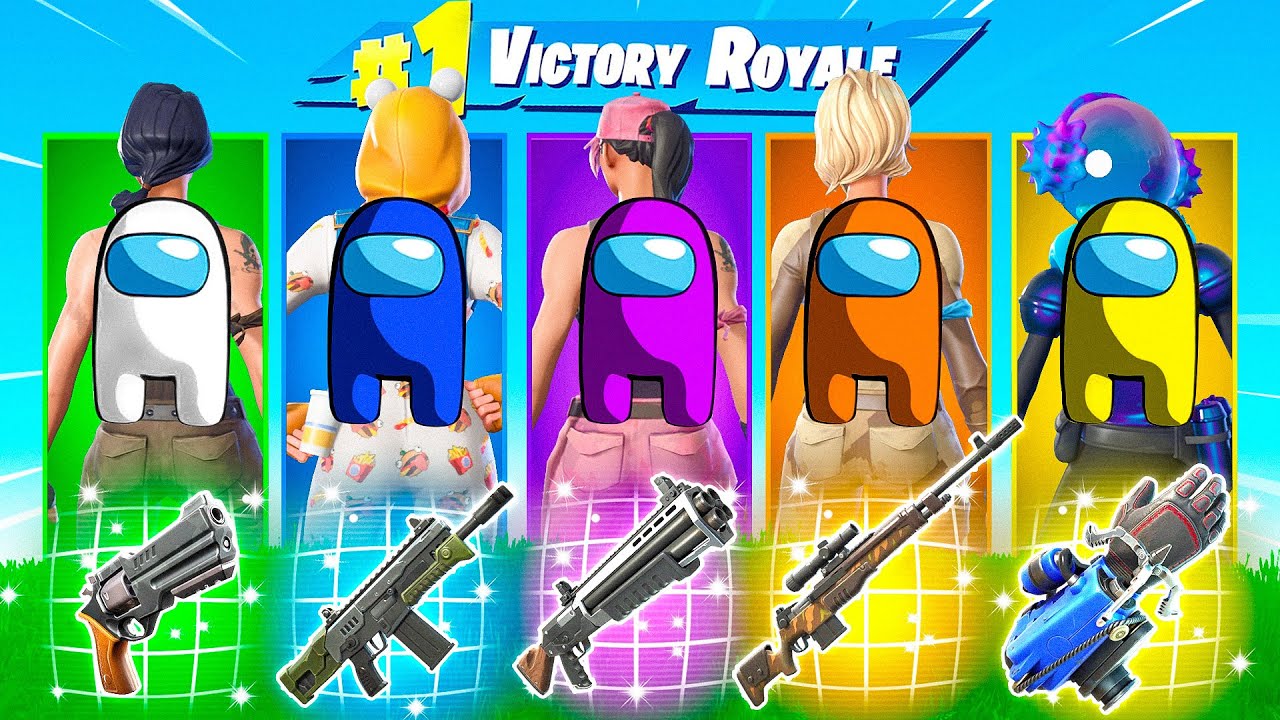 LA RANDOM AMONG US CHALLENGE SU FORTNITE!