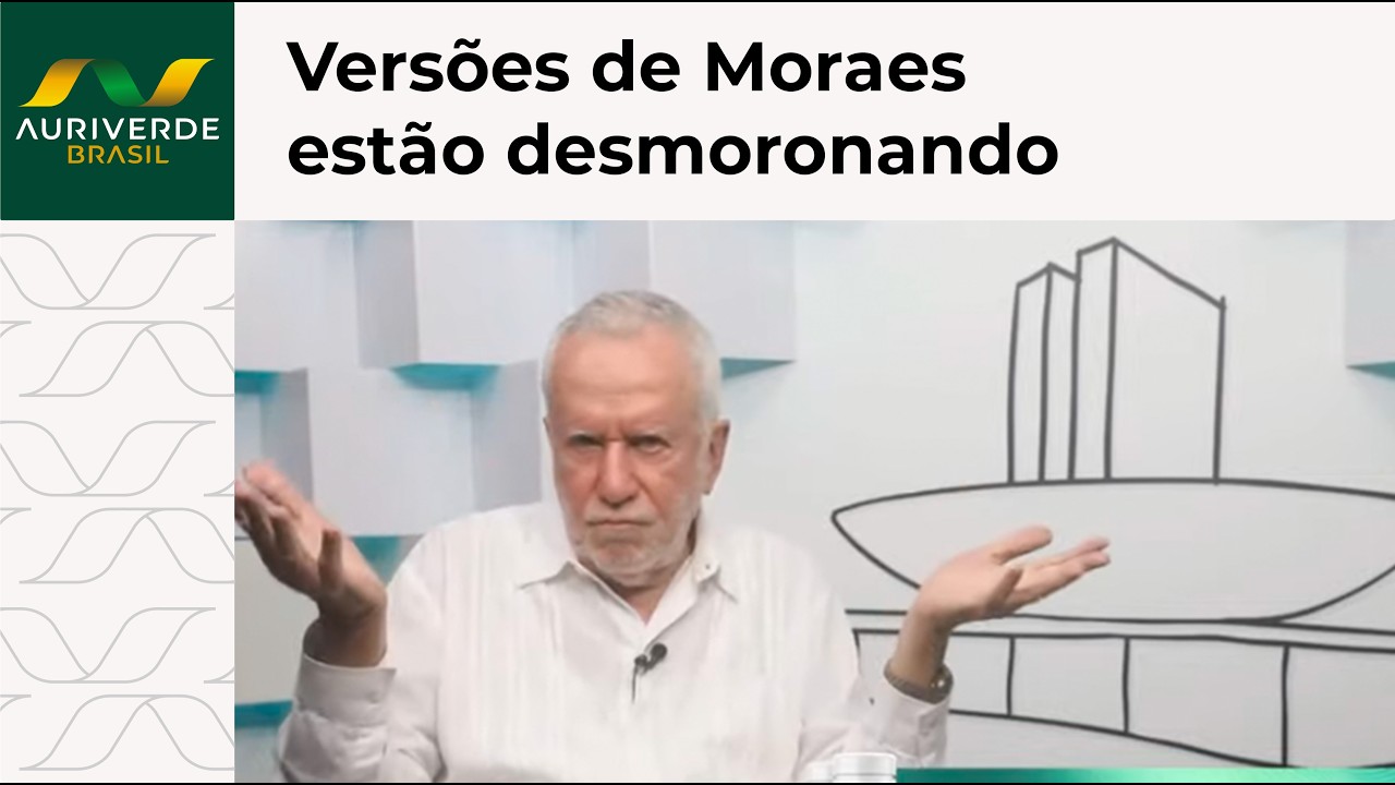 Alexandre Garcia: Versões de Moraes estão desmoronando