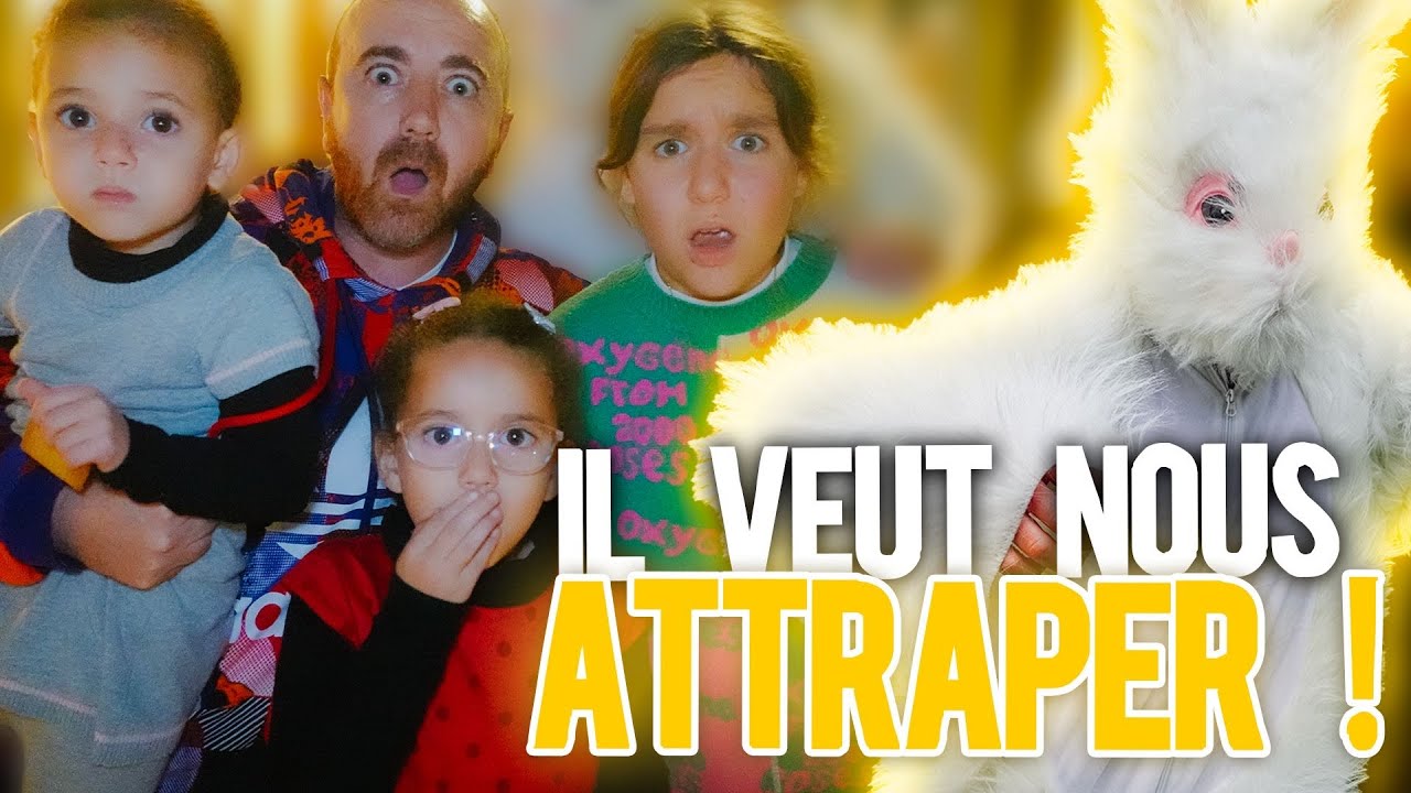LE LAPIN VEUT ATTRAPER MASSILYA ET LILY !