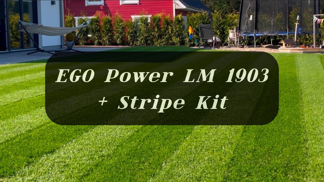 Simply Mowing the Lawn – EGO Power LM1903 with Stripe Kit in Action