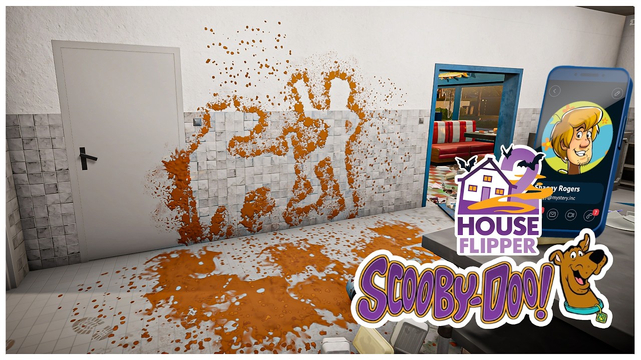 House Flipper 2 - Scooby Doo DLC - Can't even eat a Sandwich in Peace - Job for Shaggy and Scooby