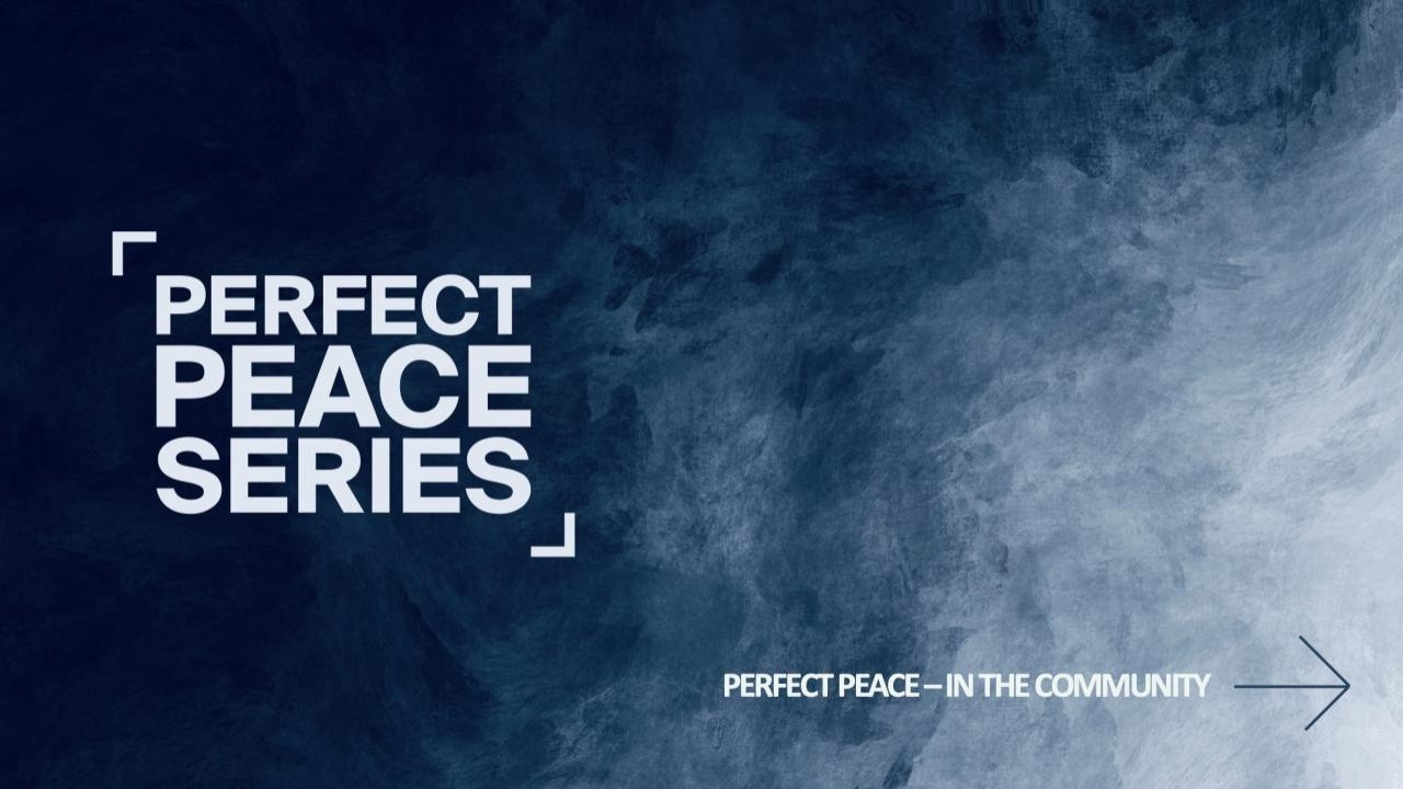 Perfect Peace | Pastor Nelson Philip | Hope Center Tab