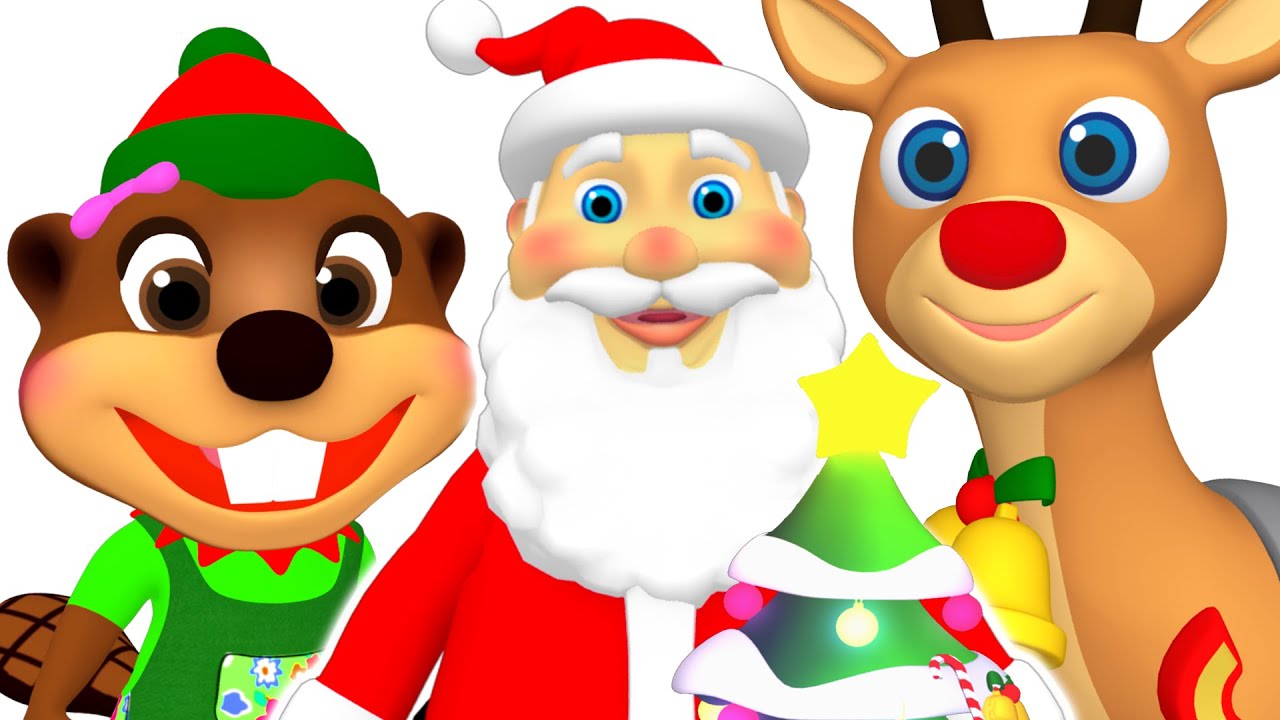 Christmas Songs for Kids | Jingle Bells & Santa Claus | Busy Beavers at Christmas Time