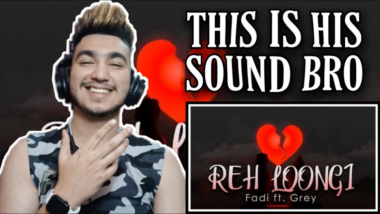 REH LOONGI (OFFICIAL LYRICAL VIDEO) | FADI ft GREY | 2021 | REACTION | PROFESSIONAL MAGNET |