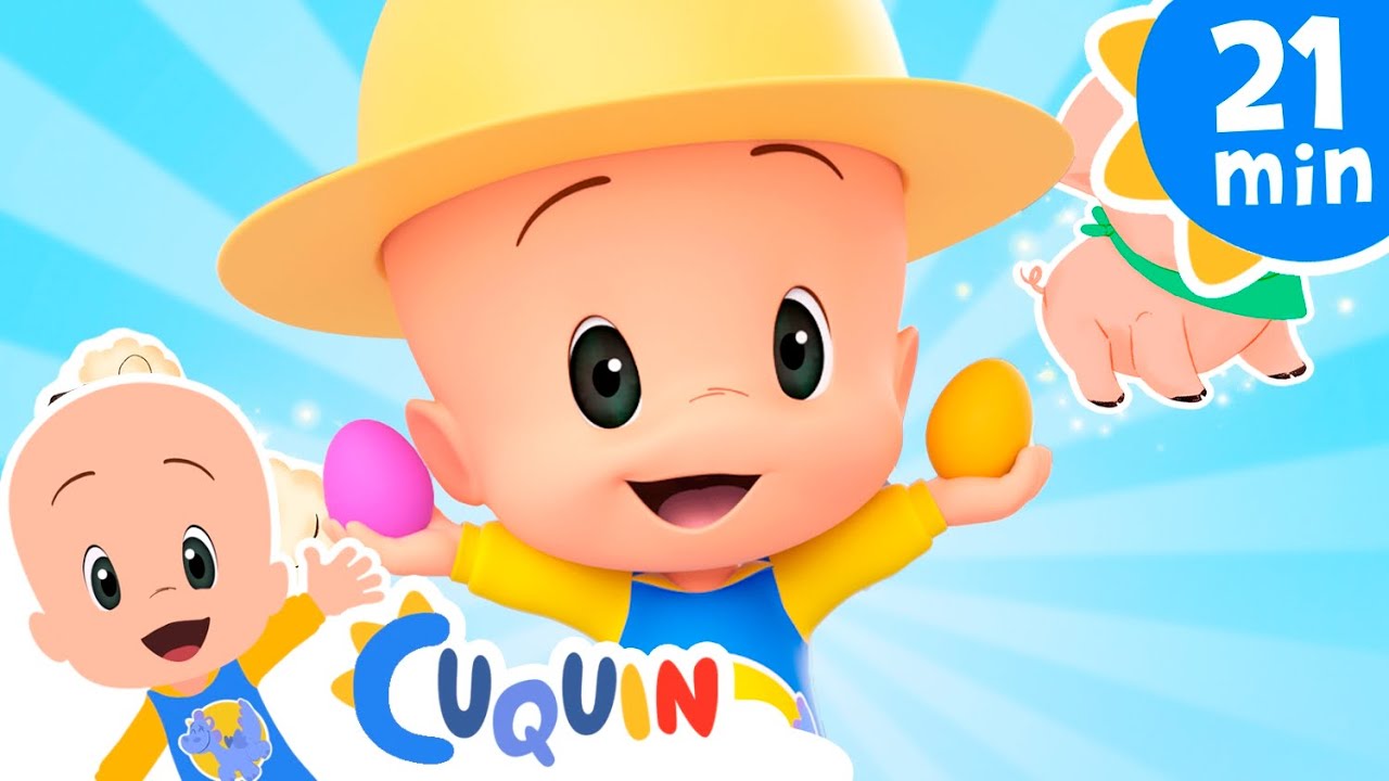 Na Fazenda do meu tio 🧑‍🌾🚜 músicas infantis de Cleo e Cuquin - Família Telerín