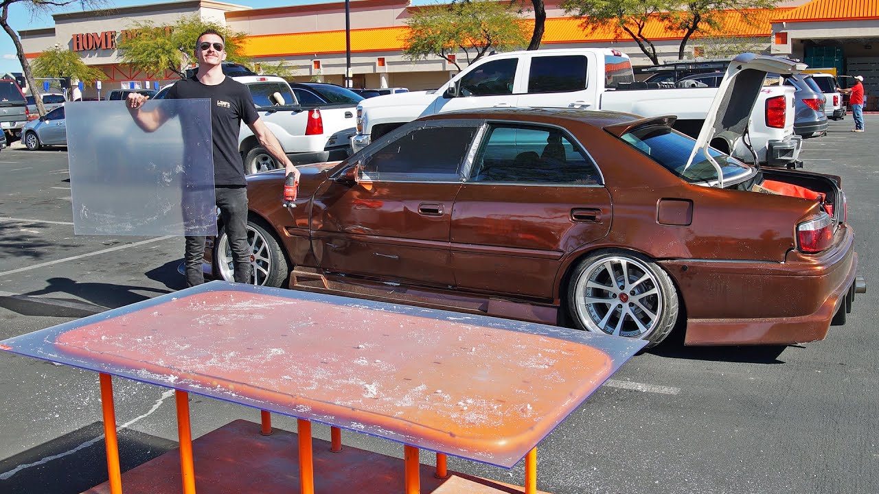 Making a Custom Lexan Power Window (In a Parking Lot)