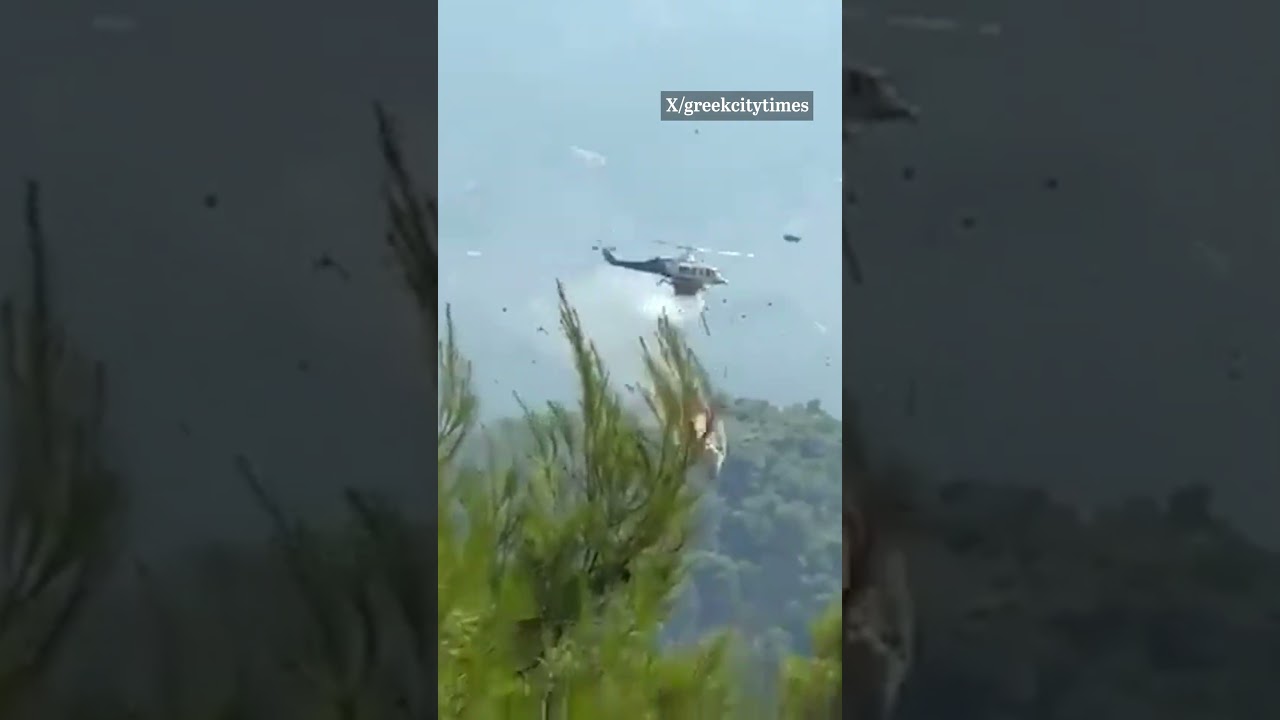 Two die as Australian firefighting helicopters collide in Greece, west of Athens.