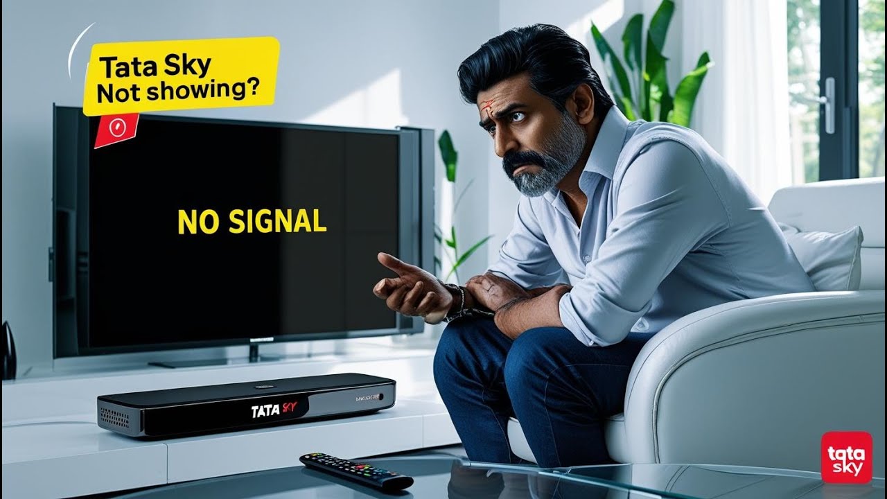 Tata Sky Not Showing on TV Screen? | Easy Fix for No Signal or Blank Display