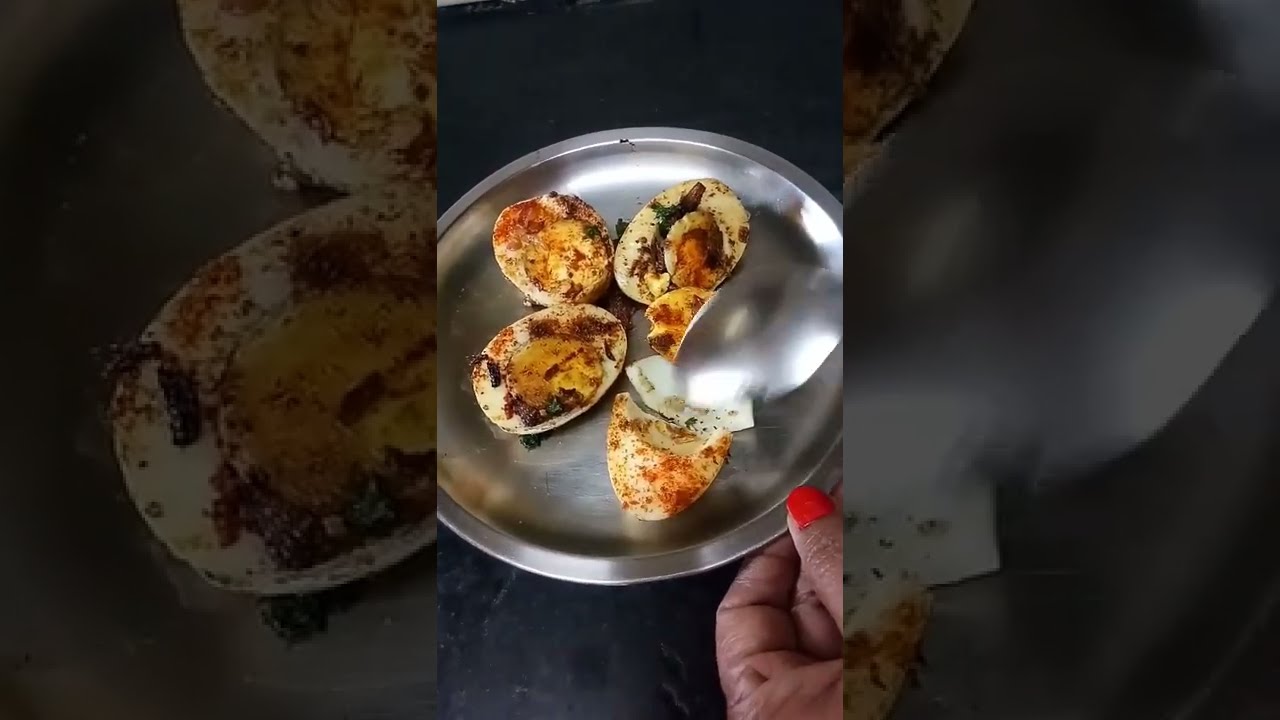 😋 Street style Anda fry recipe