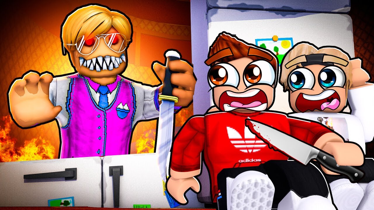 FLUCHT VOR DEM VERRÜCKTEN NACHBAR! (Roblox)