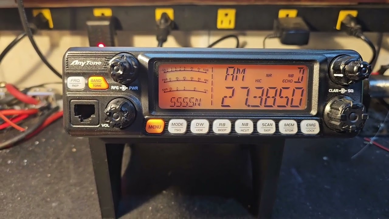 Отчет Anytone AT-5555N ii до и после настройки для Брэда из Миссури от truckcbsales.com