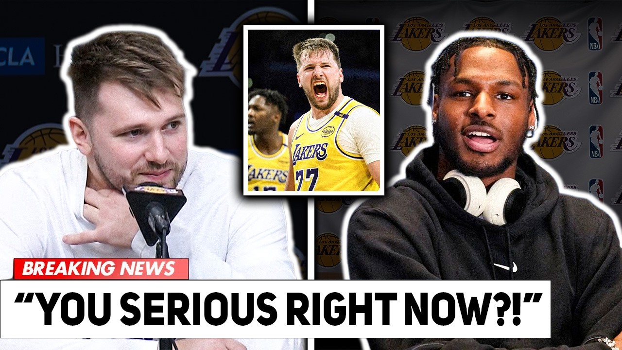 Luka Dončić SNAPS On Bronny James During Live Broadcast.. (Fans Shocked!)