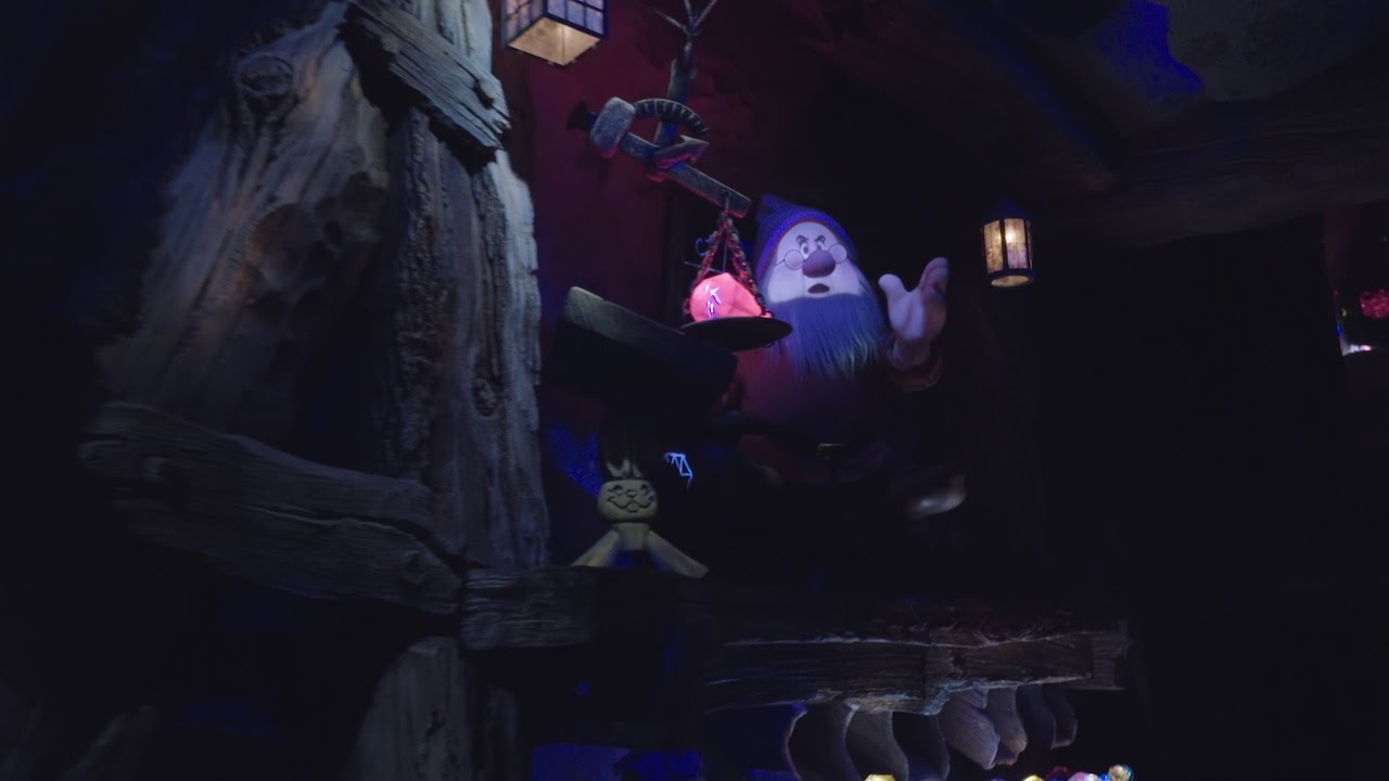 Seven Dwarfs Mine Train at Night, Magic Kingdom Park, Walt Disney World Resort