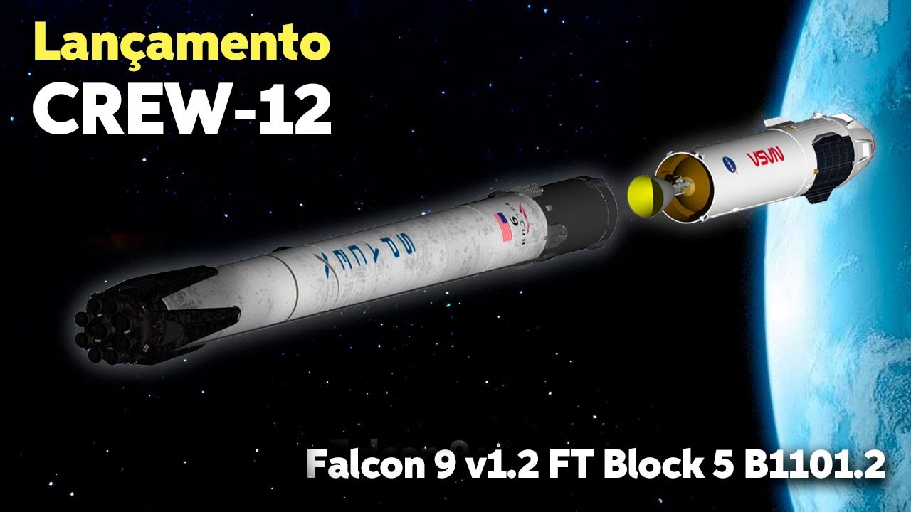 ACOPLAGEM DA CREW DRAGON C212 - CREW-12 COM A ISS