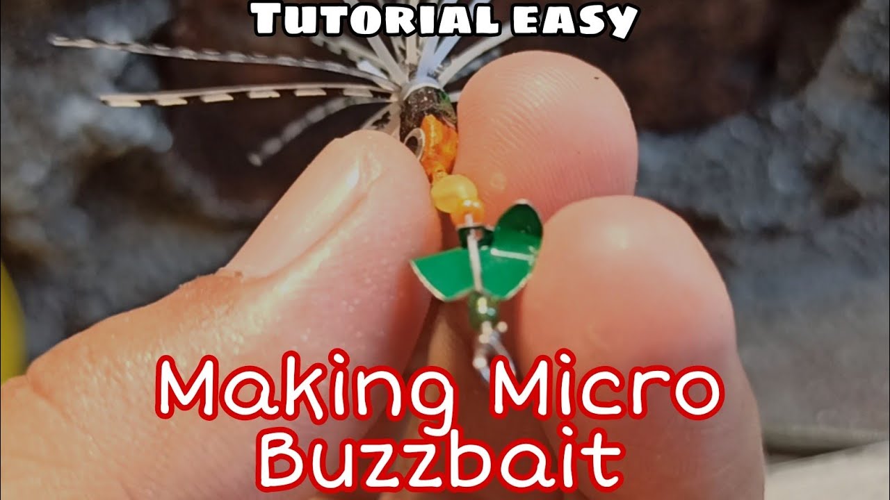 How to Make a micro buzzbait , Tutorial sederhana membuat spinner buzzbait